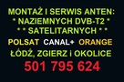 Montaż serwis ustawianie anten TV naziemnych DVB-T2 satelit