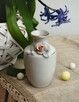 Wazonik róża konwalie relief porcelana Ćmielów - 3