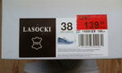 Półbuty skórzane firmy Lasocki rozmiar 38 kolor jasnoszary - 8
