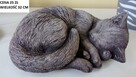 figurki ogrodowe kot koty gipsowe odlew - 5