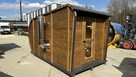 Sauna ogrodowa Finhaus 4 x 2,4 m Sauna Beczka przedsionek - 3