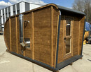 Sauna ogrodowa Finhaus 4 x 2,4 m Sauna Beczka przedsionek - 9