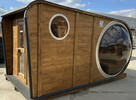 Sauna ogrodowa Finhaus 4 x 2,4 m Sauna Beczka przedsionek - 7