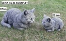 figurki kot koty gipsowe odlew - 6