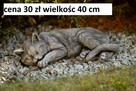 figurki kot koty gipsowe odlew - 2