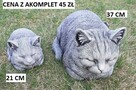 koty z gipsu figurki ogrodowe kotki kot - 8