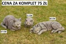 kot koty gipsowe kotki figurki gipsowe - 3