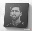 Leo Messi Obraz ręcznie grawerowany ... - 4