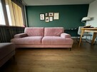 sofa Monday różowa sofa sofa 3-osobowa bladoróżowa - 1
