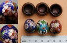 Jajko emalia cloisonne mosiądz Chiny antyk vintage - 9