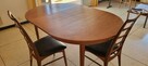 krzesła 4 sztuki Roche BOBOIS TEAK Francuska marka - 2