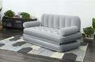 SOFA ŁÓŻKO MATERAC DMUCHANY z pompką 152x188x64CM- Zestaw + - 5
