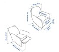 EKOLSUND - fotel rozkładany (IKEA) - 6