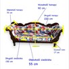Sprzedam sofę stylizowaną, dużą, kolorowe obicie- 1 tys. zł - 2