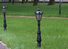 LAMPA ŻELIWNA OGRODOWA OŚWIETLENIE H-123cm Gartenlaterne - 3