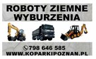 Wynajem koparki z operatorem Wyburzenia Poznań - 1