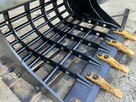 Łyżka podsiębierna ażurowa 100cm 3,6-5,5t wyciągane sworznie - 3