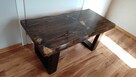 stolik kawowy rustyk z drewna drewniany ława stół 100cm X04 - 6