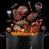 Grill węglowy wędzarnia ogrodowa HIT TEGO ROKU palenisko - 11