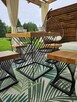 Stolik kawowy i 4 taborety efekt 3D - 6