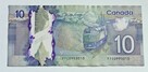 10 $ 2013 Kanada, banknot polimerowy - 2