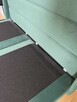 Zielone welurowe łóżko 140x200 - 4