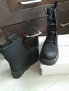 Damskie buty traperki czarne 38 - 3