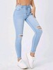 Spodnie jeansowe jasne SHEIN rozm S - 4