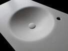 Umywalka okrągła wyginana z blatu kompozytowego na wymiar - 3