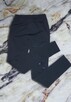 Czarne legginsy z podszewką moro S - 3