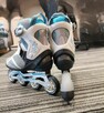 Rolki damskie fitness Oxelo FIT5 roz. 37 jak nowe !! stan id - 10