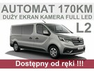 Renault Trafic L2 170KM 2,0  Klima tył  Full Led DużyEkran Kamera Ciemne szyby 2409zł - 1