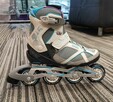 Rolki damskie fitness Oxelo FIT5 roz. 37 jak nowe !! stan id - 9