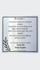Elegancka aluminiowa kartka na komunie - 6