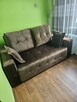 Sofa dwuosobowa rozkładana, z możliwością spania, jak NOWA - 2