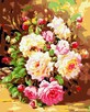 Obraz do malowania po numerach - Bukiet kwiatów 60x75 - 1