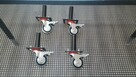Kółka +wsporniki rusztowania WARSZAWSKIEGO 70mm 4szt komplet - 6