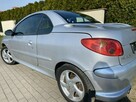 Peugeot 206 CC Symboliczny przebieg, skóry, zadbany stan auta, klimatronik, Clarion - 7