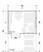Dom Letniskowy Drewniany Całoroczny 20m2 z Tarasem - 6
