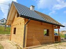 Domek z Bali Drewnianych Okrągłych 180 mm 50m2 z Poddaszem - 4
