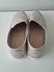 Buty damskie - półbuty srebrne „Sergio Leone” - 5