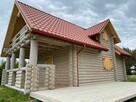 Dom z bali okrągłych 70 m2 z dwoma tarasami - 2