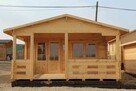 Dom Letniskowy Drewniany Całoroczny 20m2 z Tarasem - 2