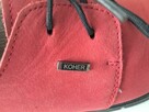 Buty damskie - półbuty czerwone „Koher”, do sprzedania - 7