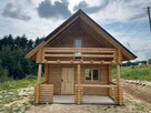 Domek z Bali Drewnianych Okrągłych 180 mm 50m2 z Poddaszem - 2
