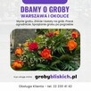 Sprzątanie grobów Warszawa - stała opieka nad grobem - 3