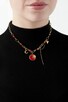 Naszyjnik Solar Nights Charm – Czerwony - 2