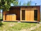 Sauna kontenerowa z przedsionkiem i miejscem na jacuzzi - 4