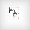 kinkiet stojący wiszący żeliwny lampa oświetlenie - 5