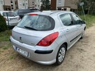 Peugeot 308 Benzyna, klimatyzacja, 8 airbag, tempomat, hak, drugie koła alufelgi - 5